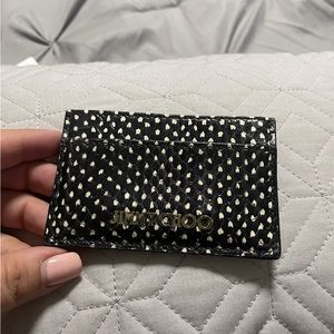 Jimmy Choo card holder with 3 slots! Like new
